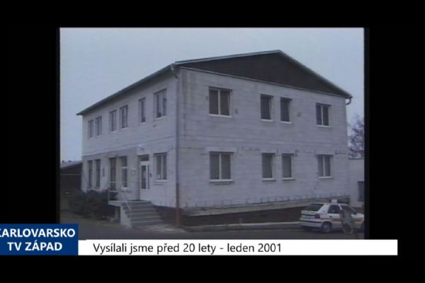 2001 – Cheb: Rekonstrukce střediska pro ZZS vyšla na 5 milionů (TV Západ)
