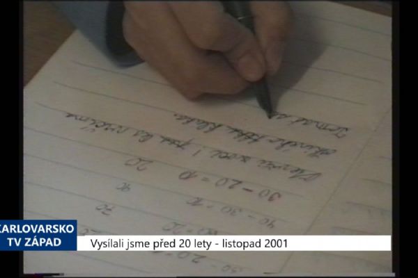 2001 – Cheb: Vysokoškoláci ZČU doučují malé školáky (TV Západ)