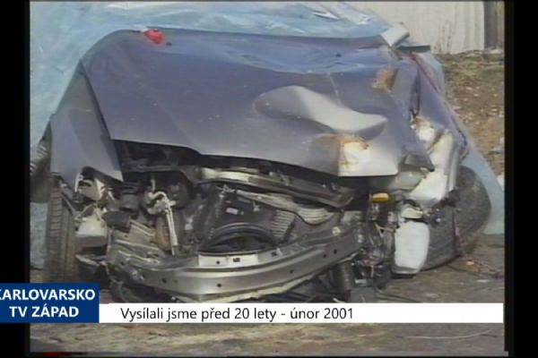 2001 – Chebsko: Loni při dopravních nehodách zemřelo 19 osob (TV Západ)