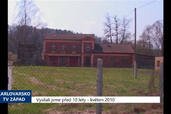2010 – Cheb: Sběrný dvůr vznikne v místě bývalé vodárny (4037) (TV Západ)