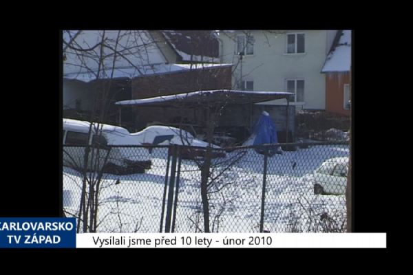 2010 – Sokolov: Město koupilo pozemek na záchytné parkoviště (3970) (TV Západ)