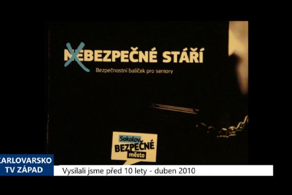 2010 – Sokolov: Senioři dostanou zdarma bezpečnostní balíček (4005) (TV Západ)