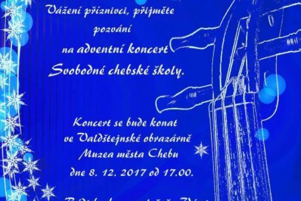 Cheb: Muzeum zve na Adventní koncert