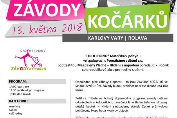 Karlovy Vary: Závody kočárků se konají již po sedmé