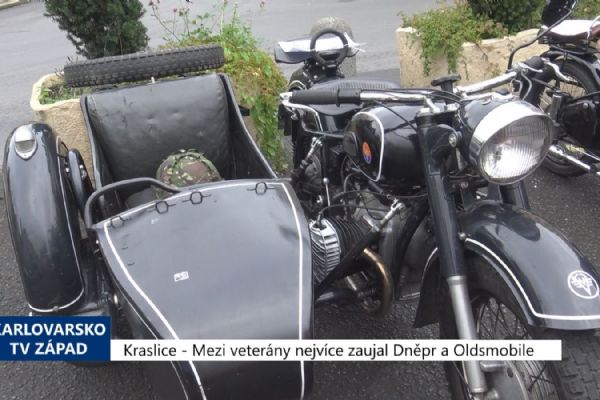 Kraslice: Mezi veterány nejvíce zaujal Dněpr a Oldsmobile (TV Západ)