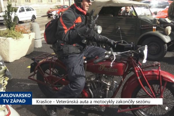 Kraslice: Veteránská auta a motocykly zakončily sezónu (TV Západ)
