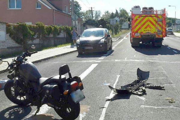 Region: Dvě dnešní nehody motorkářů