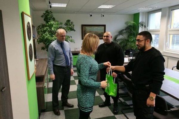 Sokolov: Město poděkovalo strážníkům za záchranu života