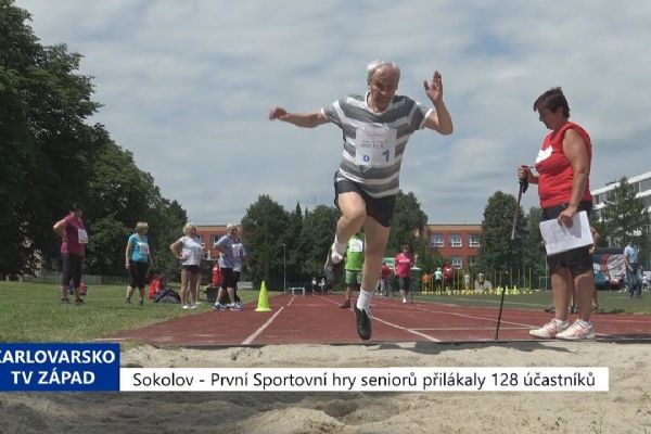 Sokolov: První Sportovní hry seniorů přilákaly 128 účastníků (TV Západ)