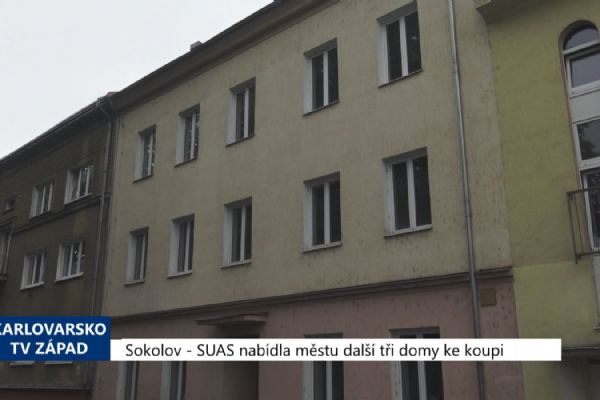 Sokolov: SUAS nabídla městu další tři domy ke koupi (TV Západ)