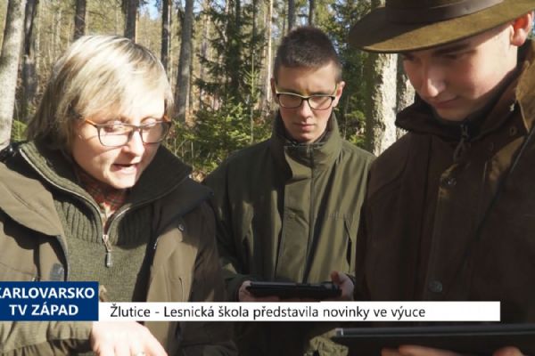 Žlutice: Lesnická škola představila novinky ve výuce (TV Západ)