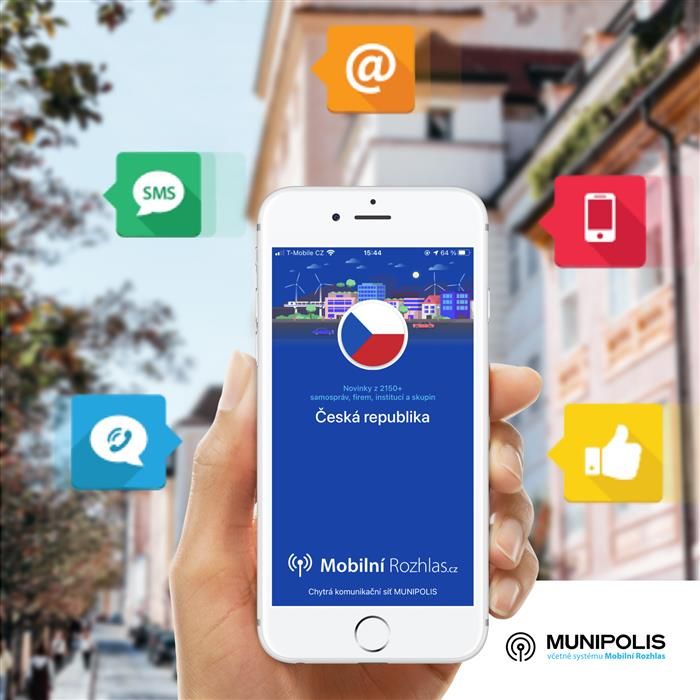 Cheb: Město zavádí novou službu Munipolis /Mobilní rozhlas - pro uživatele zdarma