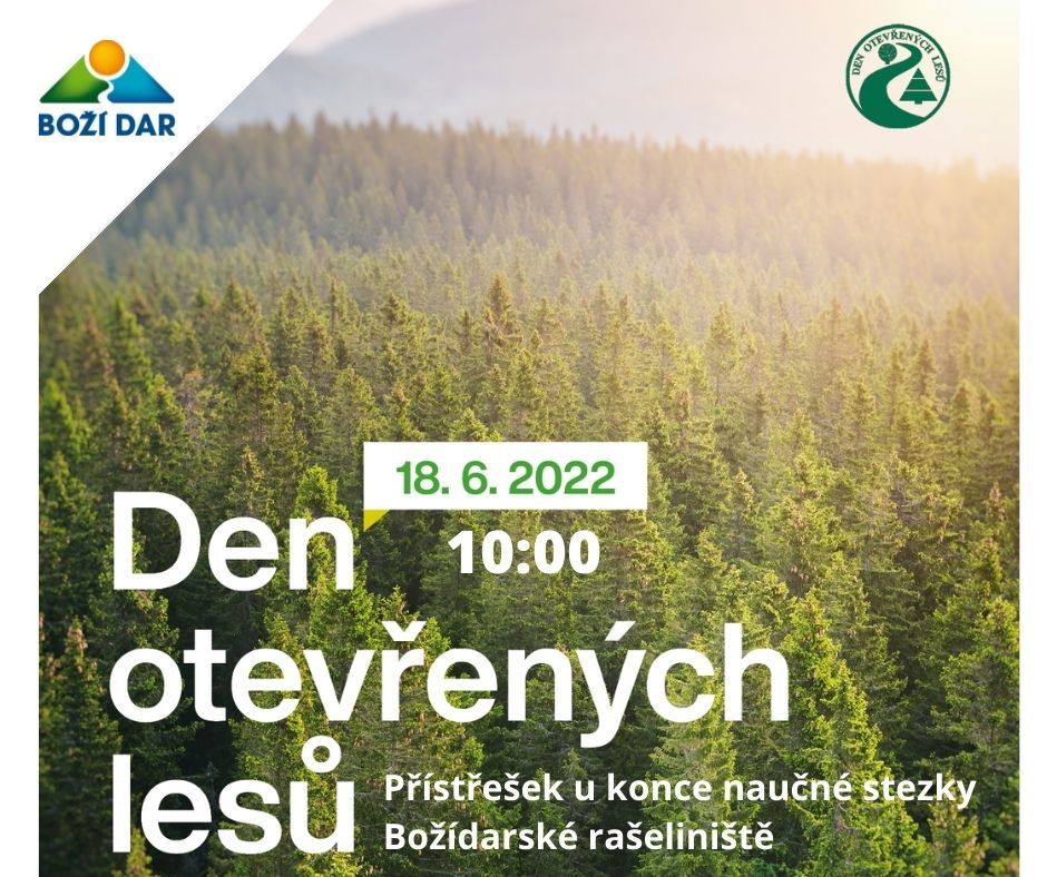 Den otevřených lesů na Božím Daru ukáže, proč je důležité v lese hospodařit 