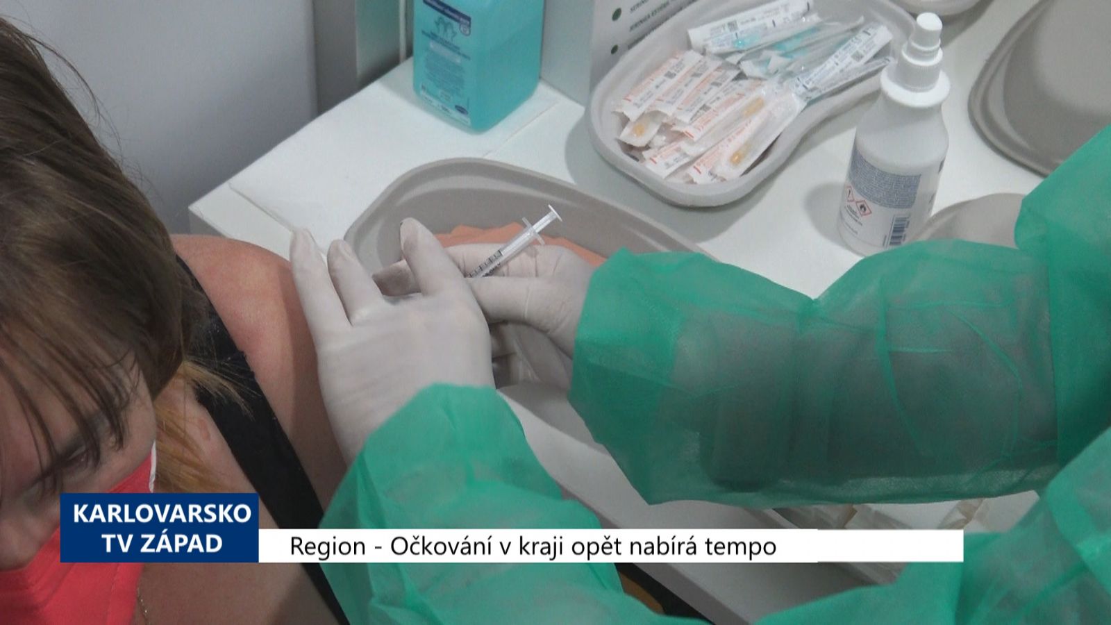 Očkování v kraji opět nabírá tempo (TV Západ) Očkování v kraji opět nabírá tempo (TV Západ)