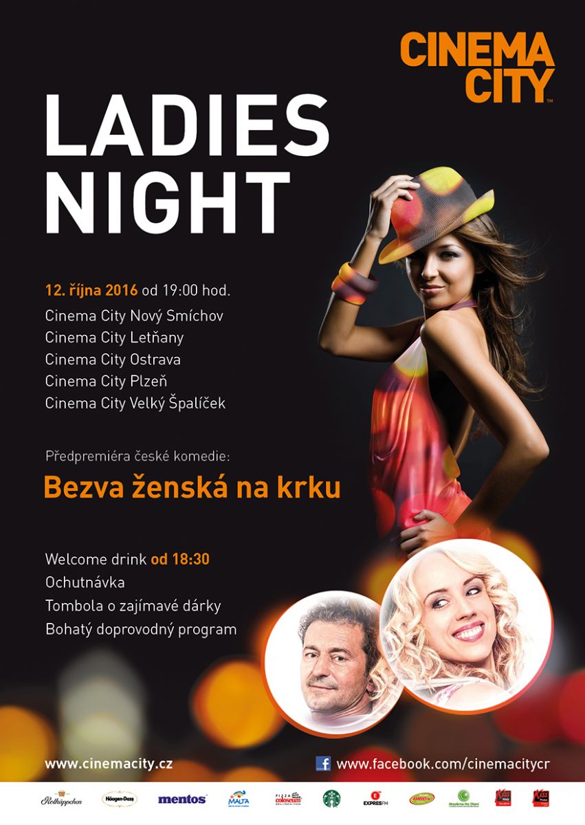 Nová česká komedie Bezva ženská na krku ve středu na říjnové Ladies Night v Cinema City Plzeň