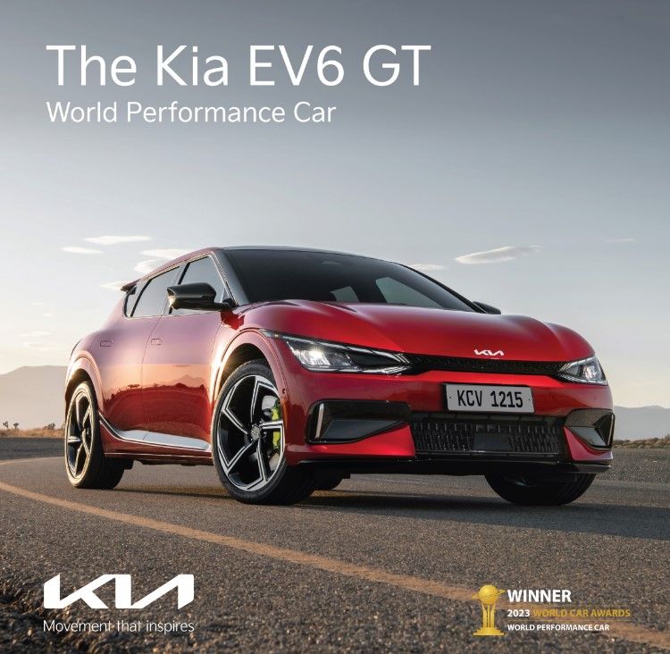 Kia EV6 GT Sportovní auto roku 2023