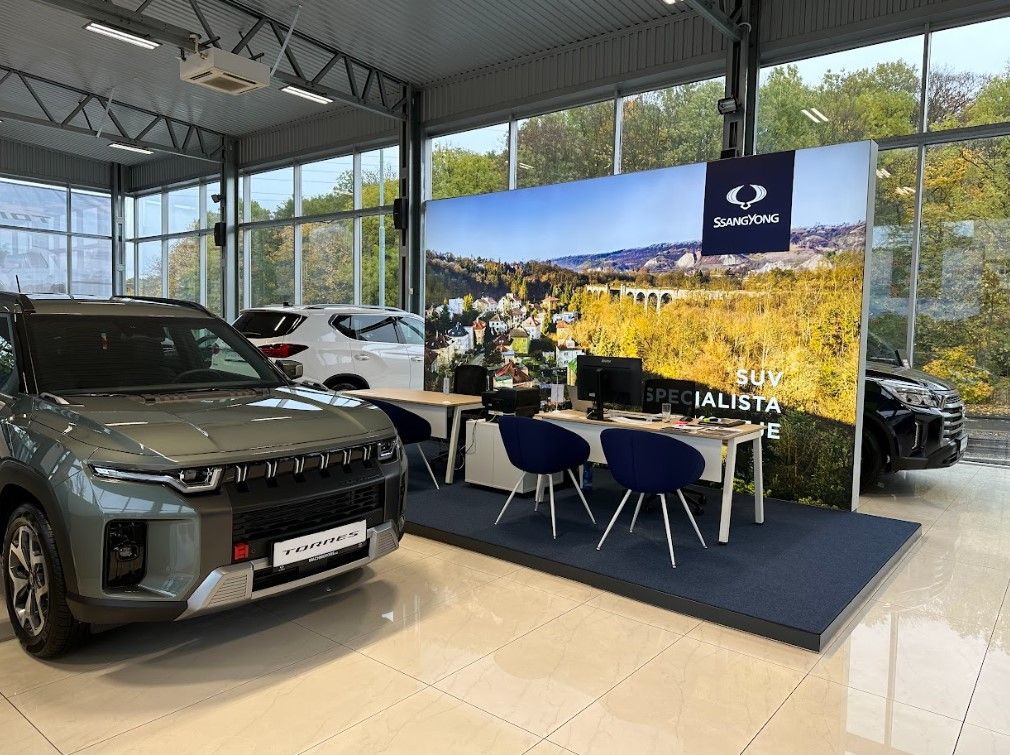 SsangYong dále rozvíjí svou dealerskou síť. Otevírá v Praze druhé dealerství svých vozů