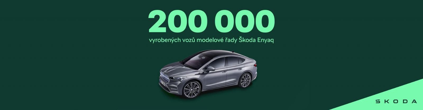 Modelová řada Škoda Enyaq překonala hranici 200 000 kusů. Nový model najdete v Plzni v autosalonu Auto CB