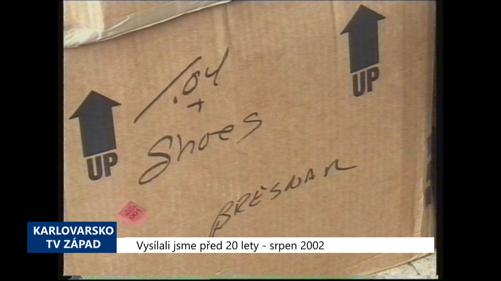 2002 – Cheb: Američtí vojáci z Vilsecku darovali humanitární pomoc (TV Západ)