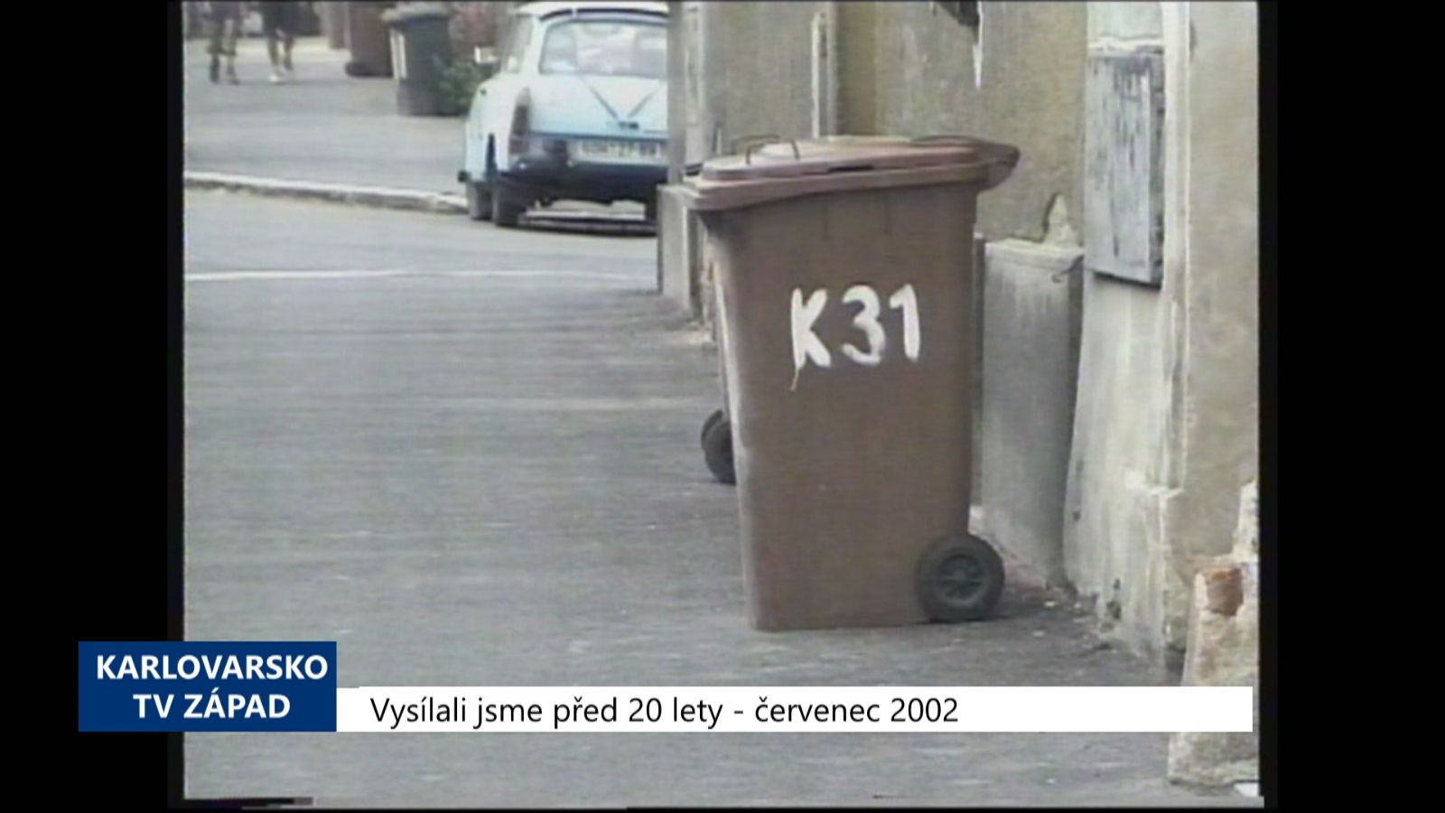 2002 – Cheb: Poplatek za odpady zaplatily jen dvě třetiny obyvatel (TV Západ)