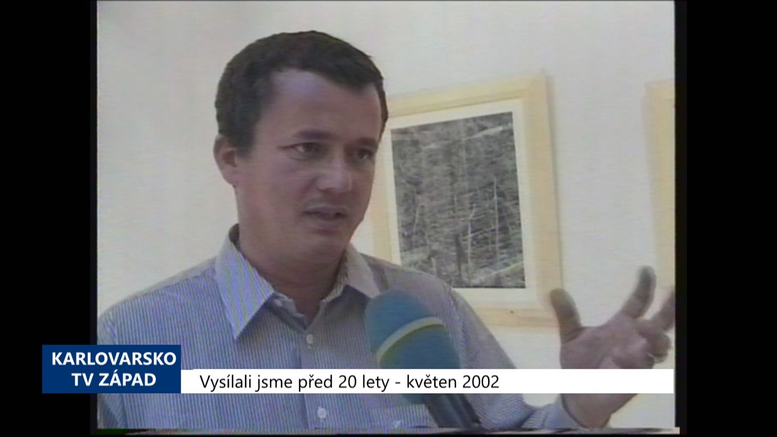 2002 – Cheb: V Galerii G4 vystavuje Tono Stano (TV Západ)