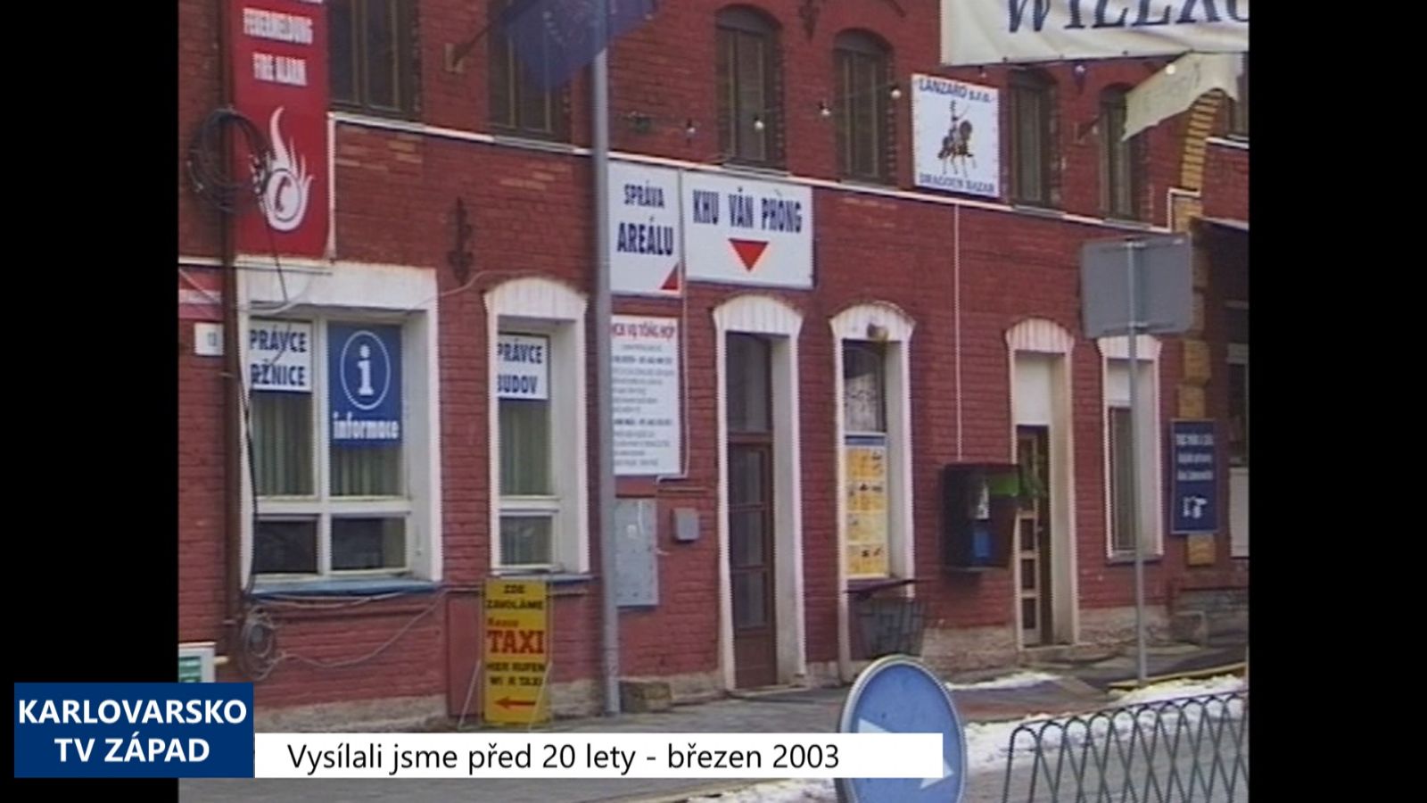 2003 – Cheb: Anketa hledala využití tržnice Dragoun (TV Západ)