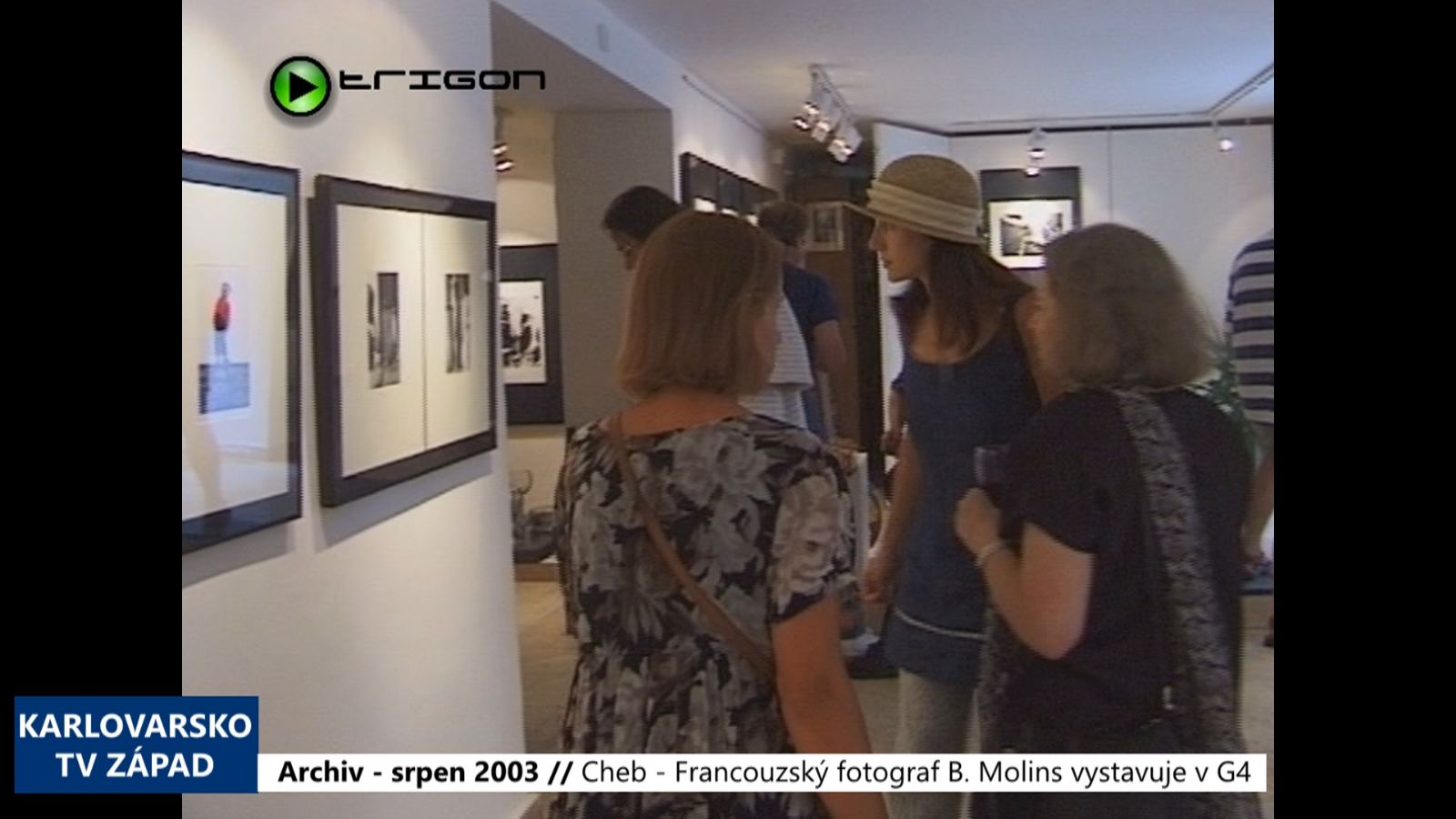 2003 – Cheb: Francouzský fotograf B. Molins vystavuje v G4 (TV Západ)