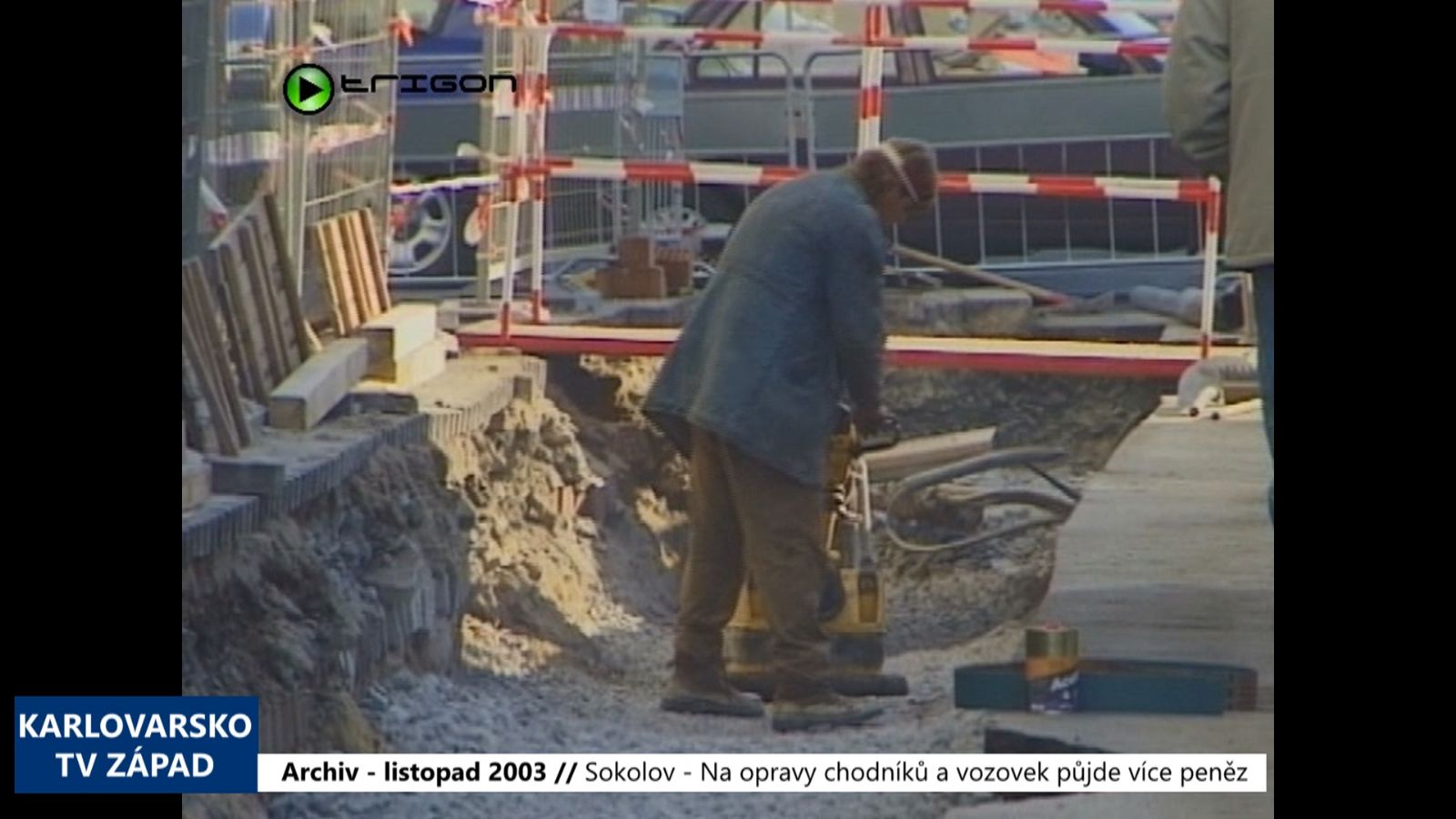 2003 – Sokolov: Na opravy chodníků a vozovek půjde více peněz (TV Západ)