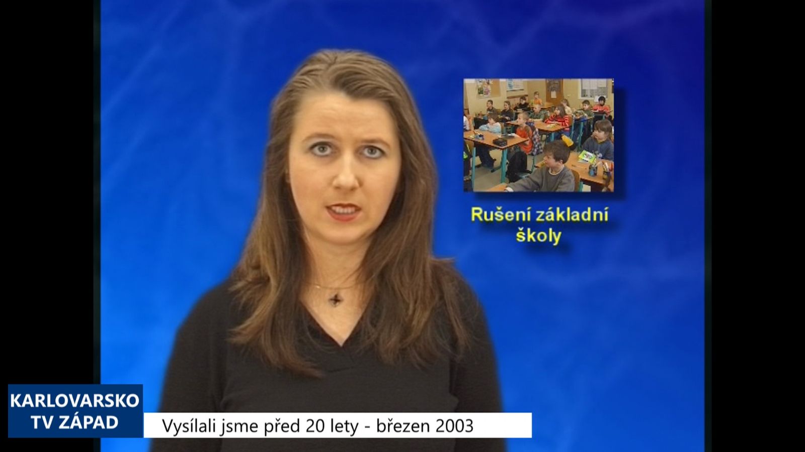 2003 – Sokolov: Probíhají přípravy na zrušení jedné základní školy (TV Západ)