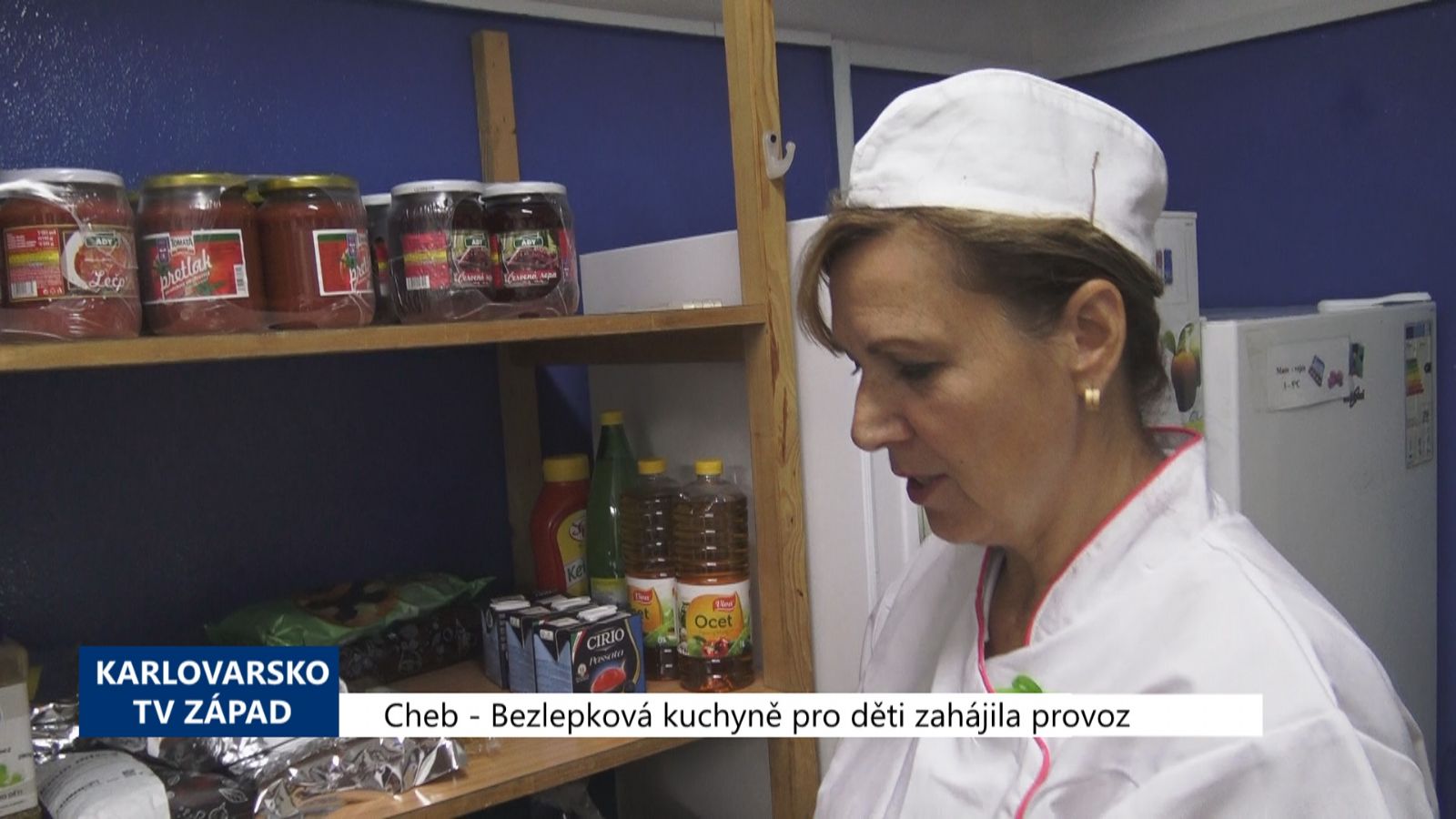 Cheb: Bezlepková kuchyně pro děti zahájila provoz (TV Západ)