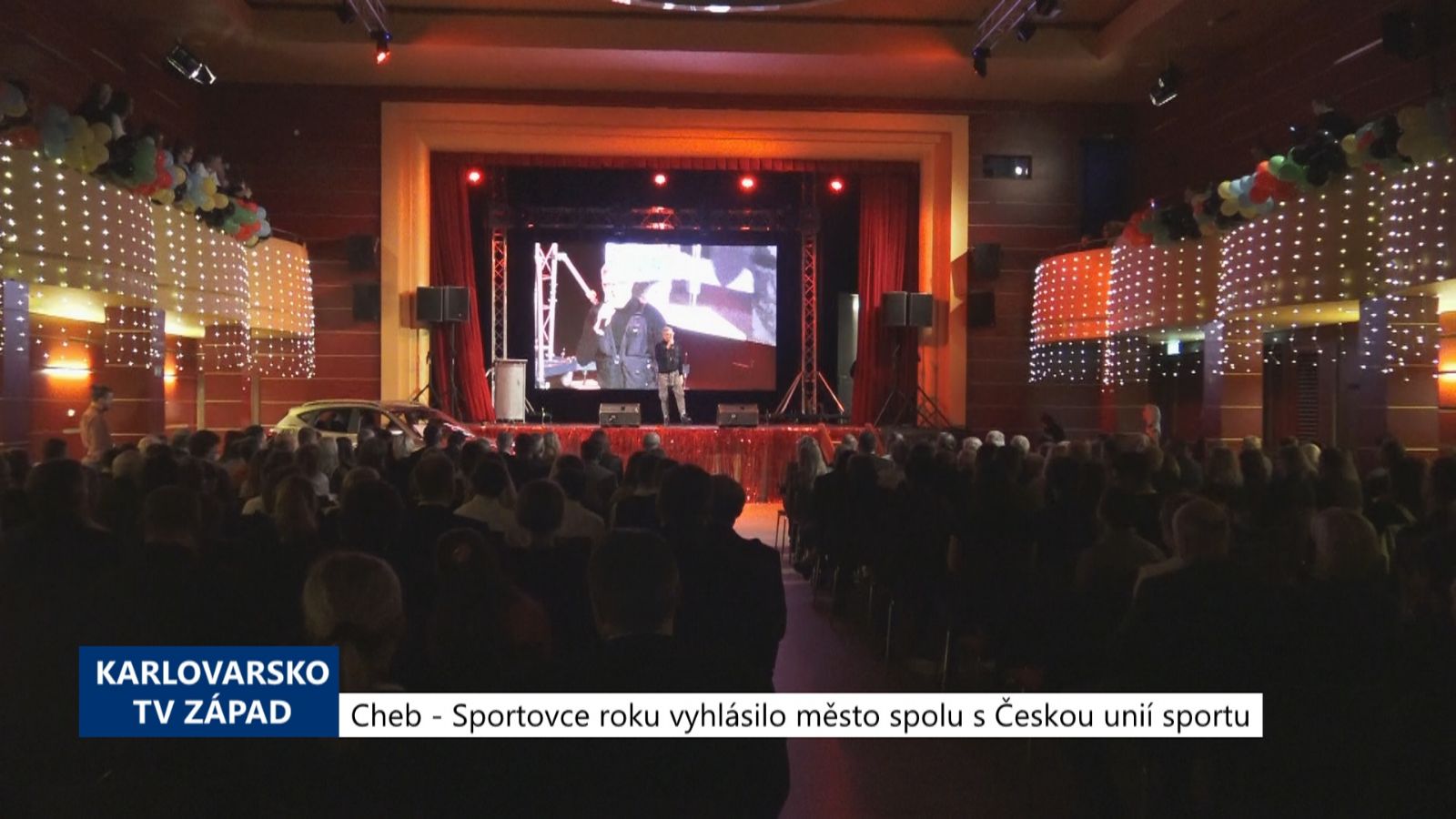 Cheb: Sportovce roku vyhlásilo město spolu s Českou unií sportu (TV Západ)