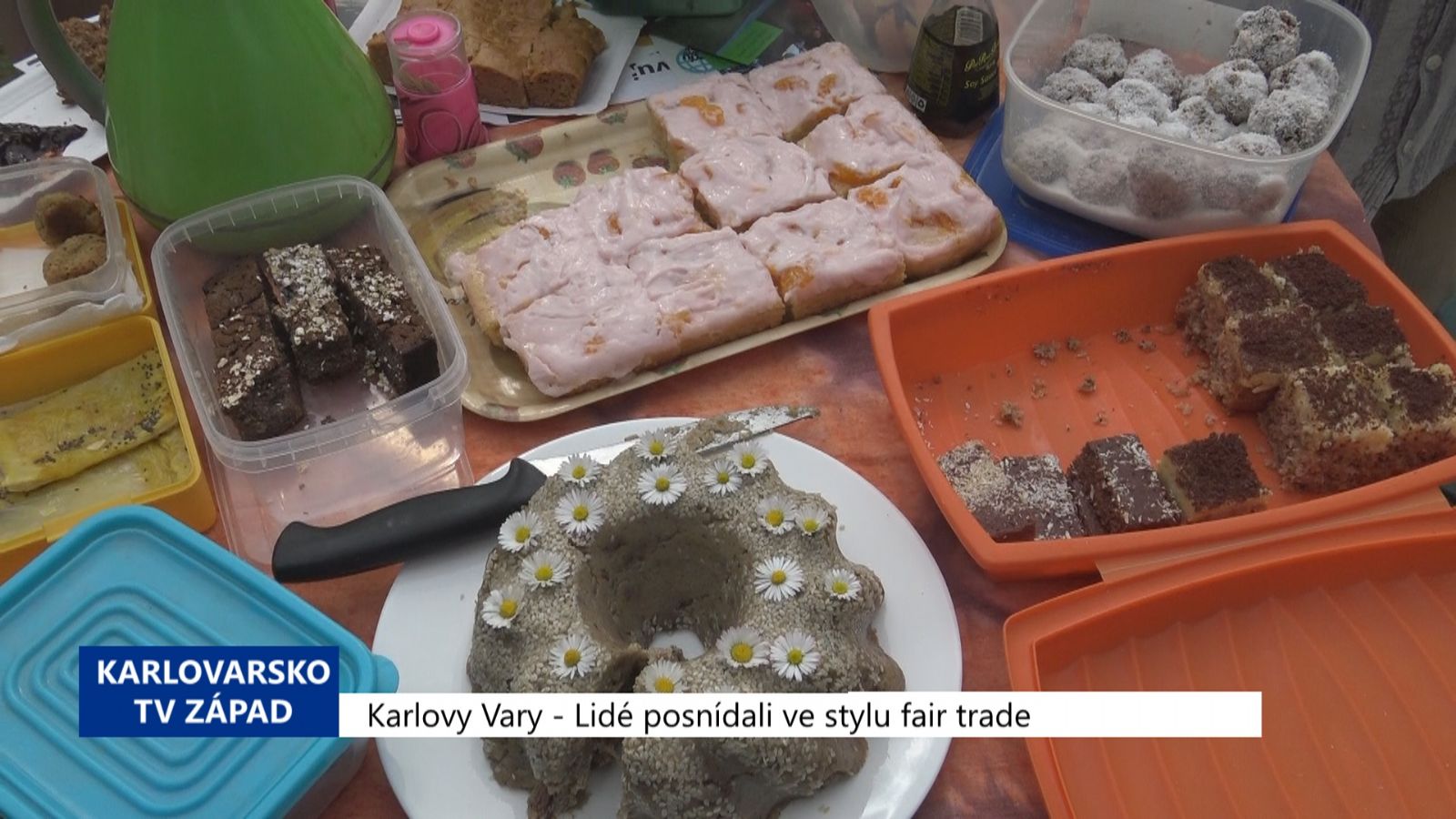 Karlovy Vary: Lidé posnídali ve stylu fair trade (TV Západ)