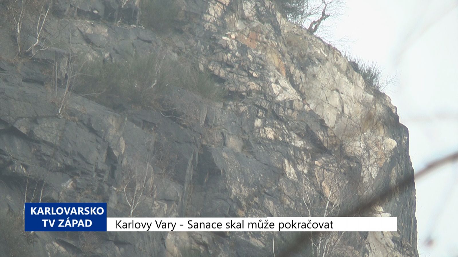 Karlovy Vary: Sanace skal může pokračovat (TV Západ)
