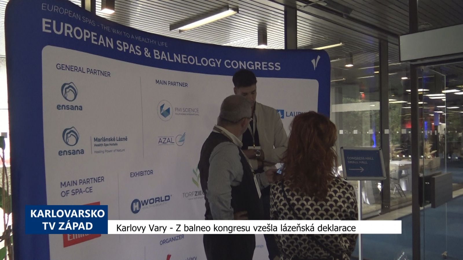 Karlovy Vary: Z balneo kongresu vzešla lázeňská deklarace (TV Západ)