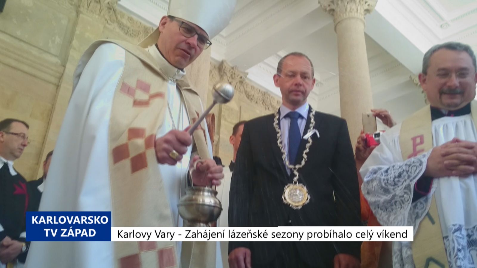 Karlovy Vary: Zahájení lázeňské sezóny probíhalo celý víkend (TV Západ)