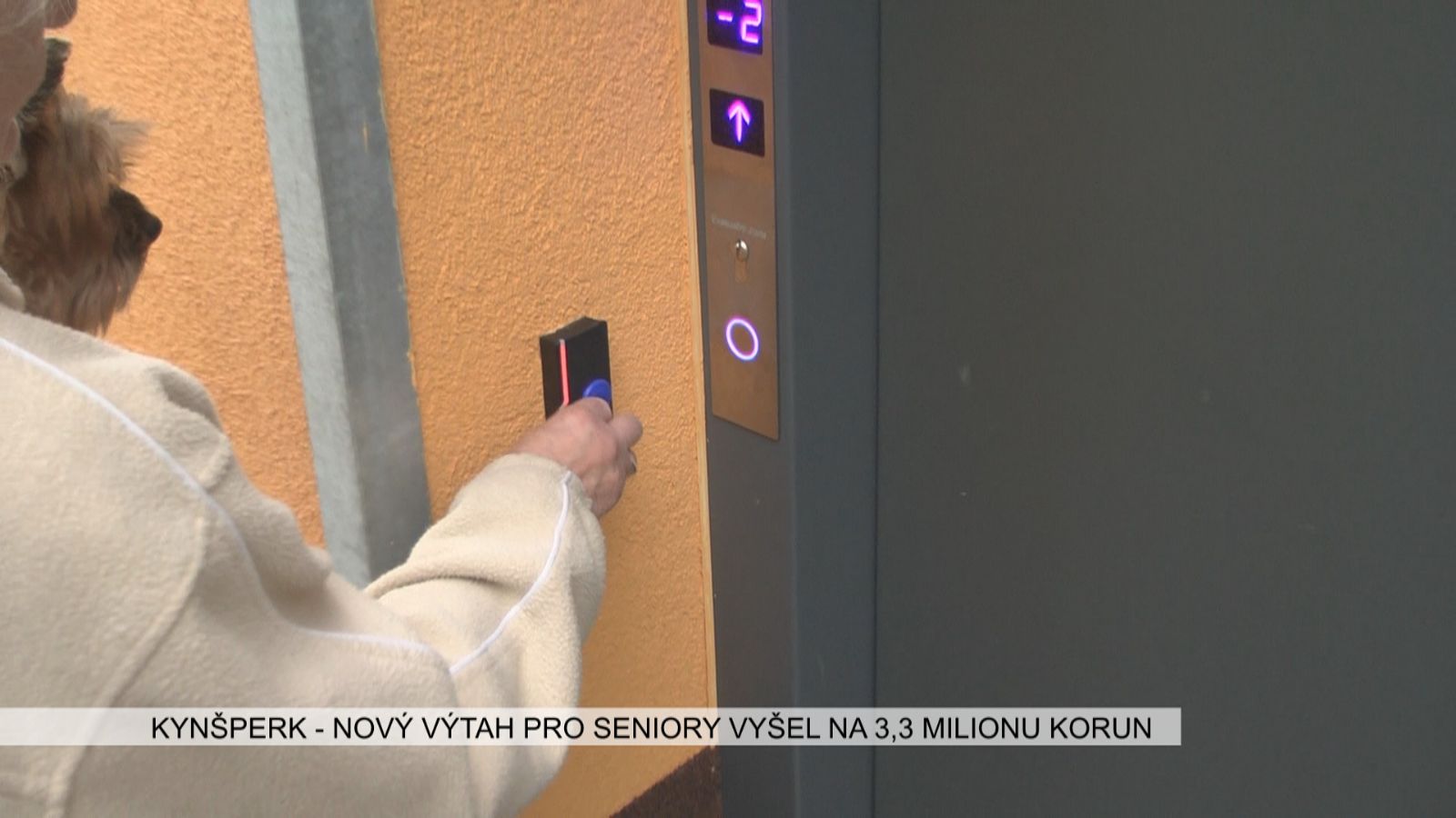 Kynšperk: Nový výtah pro seniory vyšel na 3,3 milionu korun (TV Západ)