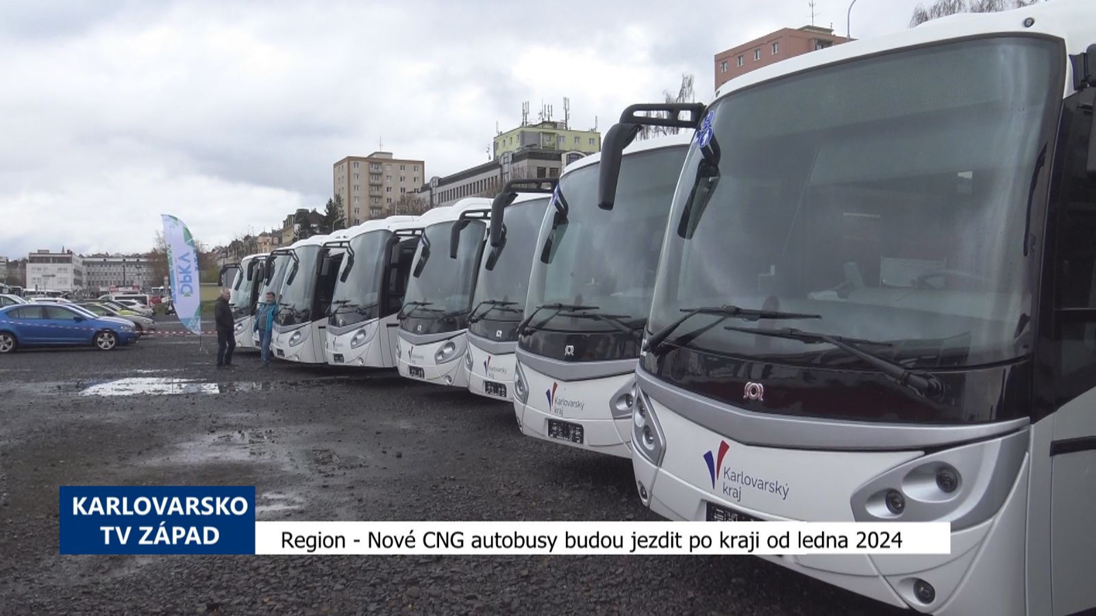 Region: Nové CNG autobusy začnou jezdit v kraji od ledna 2024 (TV Západ)
