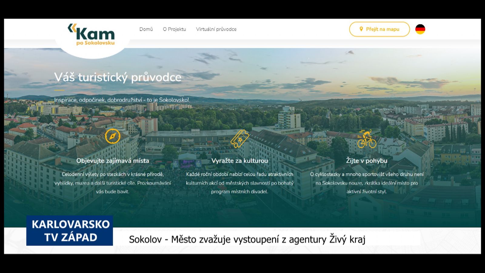 Sokolov: Město zvažuje vystoupení z agentury Živý kraj (TV Západ)