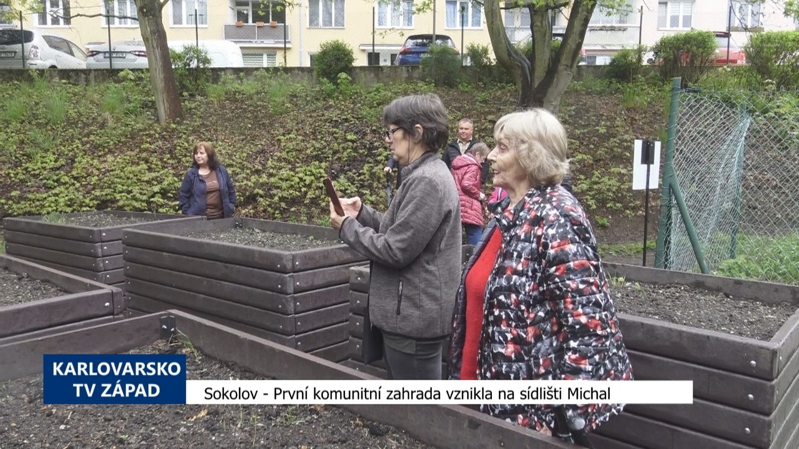 Sokolov: První komunitní zahrada vznikla na sídlišti Michal (TV Západ)