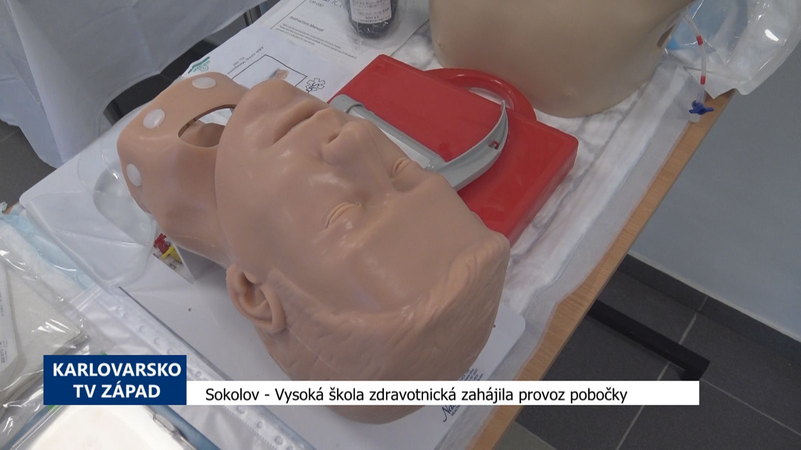 Sokolov: Vysoká škola zdravotnická zahájila provoz pobočky (TV Západ)