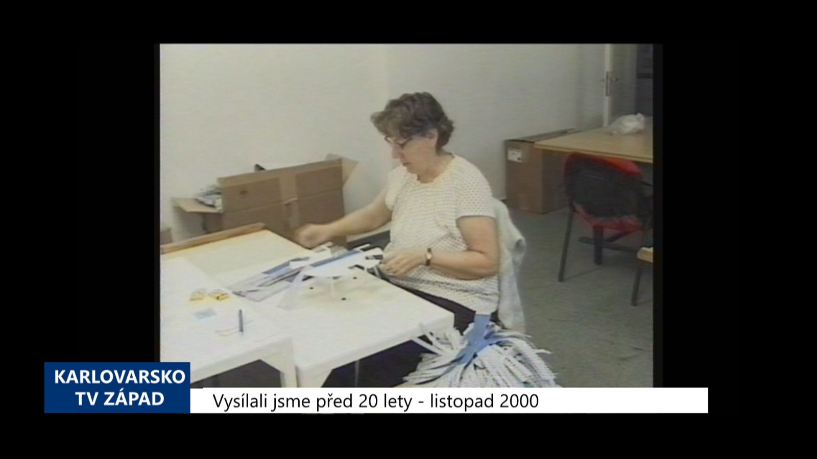 2000 – Cheb: Součástí Chráněných dílen bude přeškolovací centrum (TV Západ)