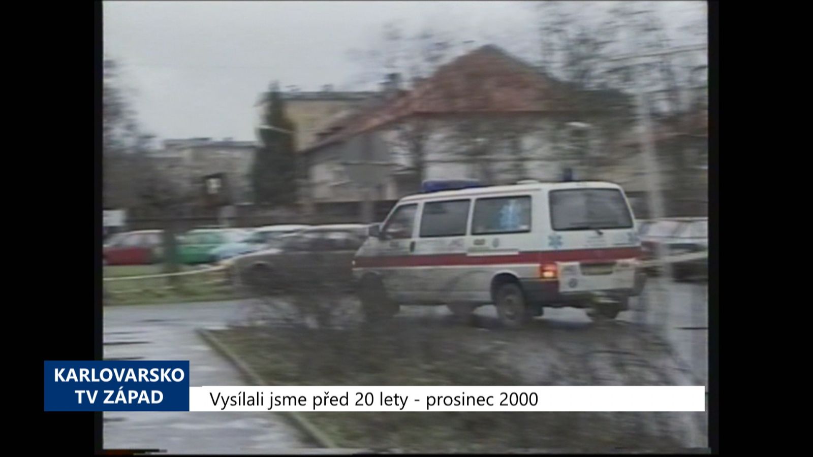 2000 – Cheb: Zadlužené nemocnici pomůže Ministerstvo zdravotnictví (TV Západ)