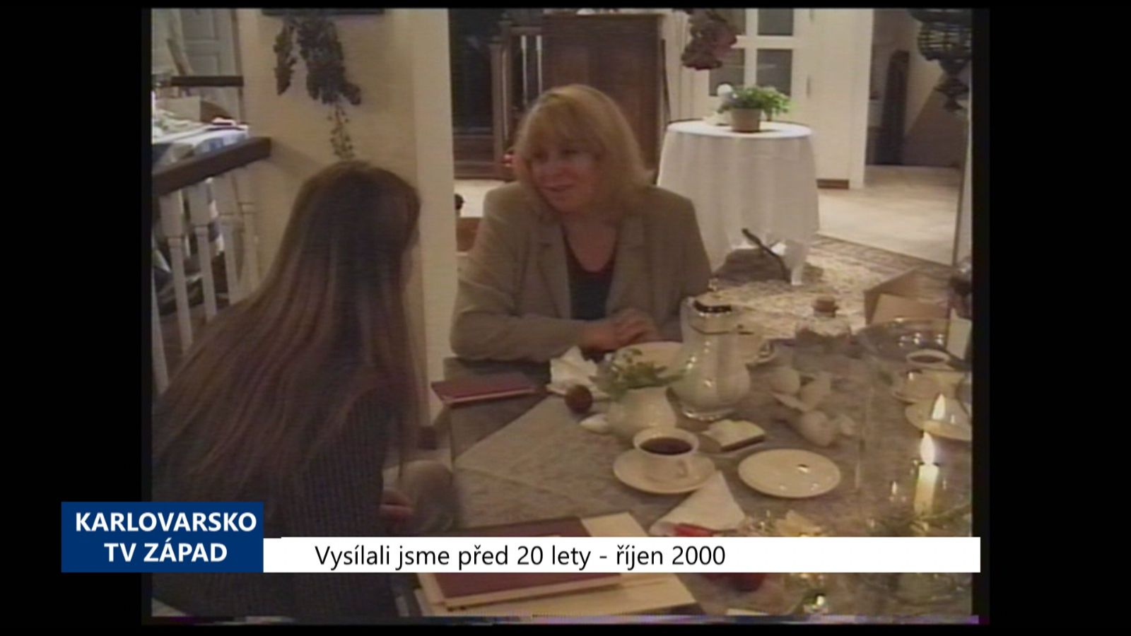 2000 – Mariánské Lázně: Žofie Kanyzová vyprávěla o lunárních kalendářích (TV Západ)