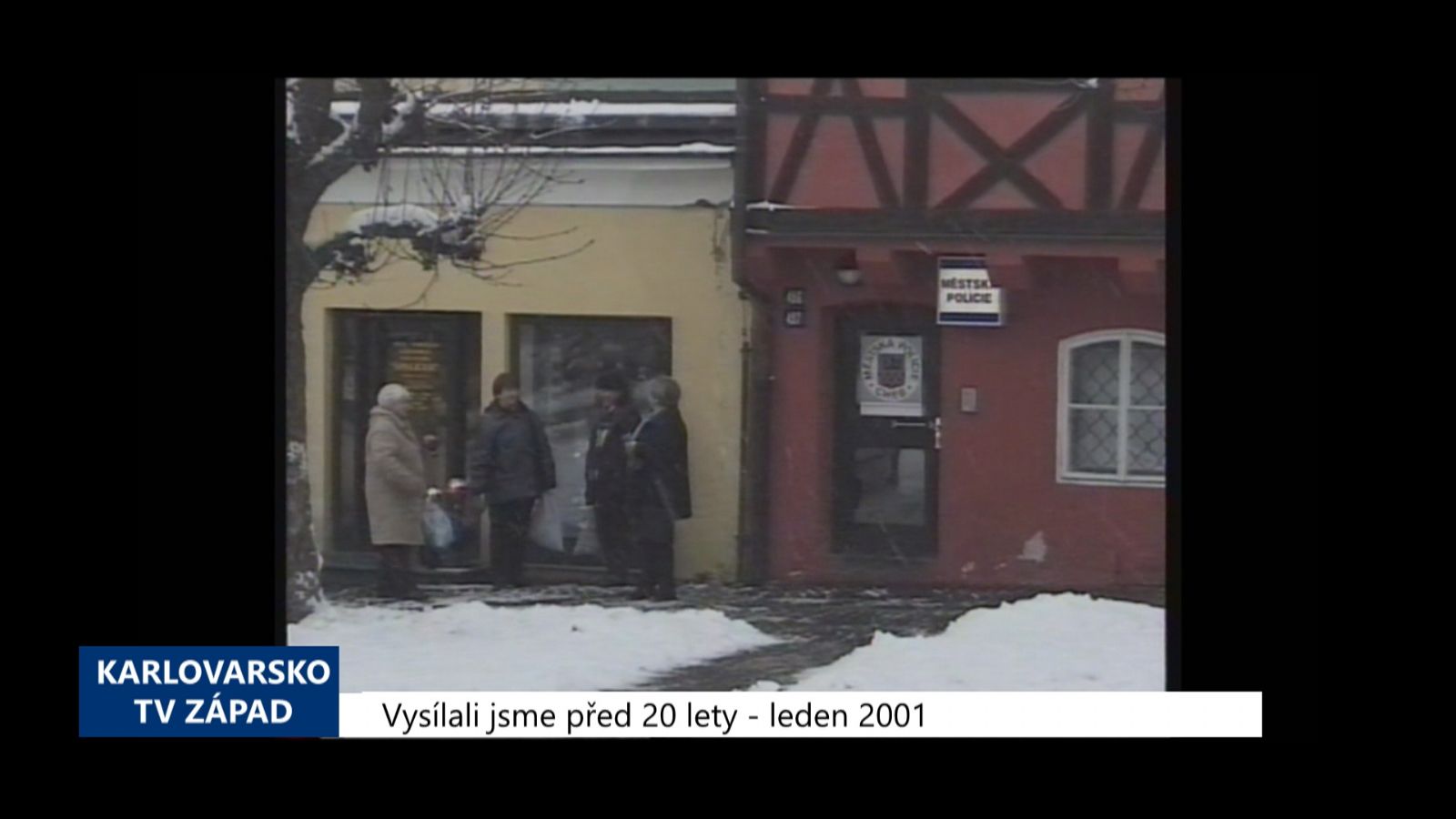 2001 – Cheb: Město navýší počet strážníků (TV Západ)