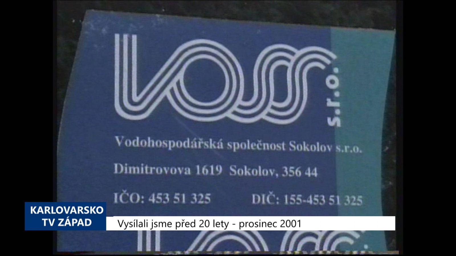 2001 – Sokolovsko: VOSS vystoupila ze sdružení (TV Západ)