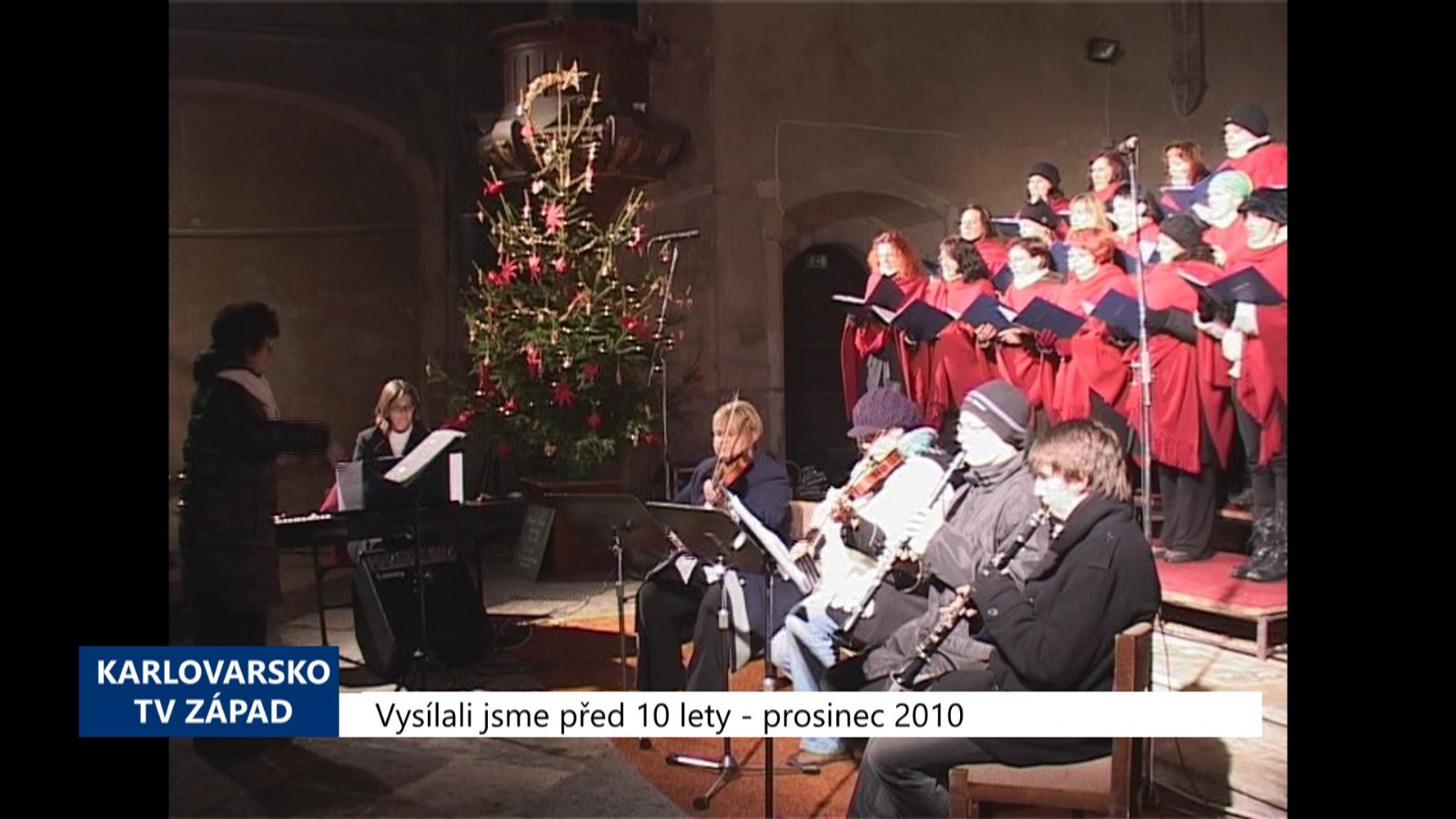2010 – Cheb: Adventní koncerty proběhly ve Františkánském kostele (4253) (TV Západ)