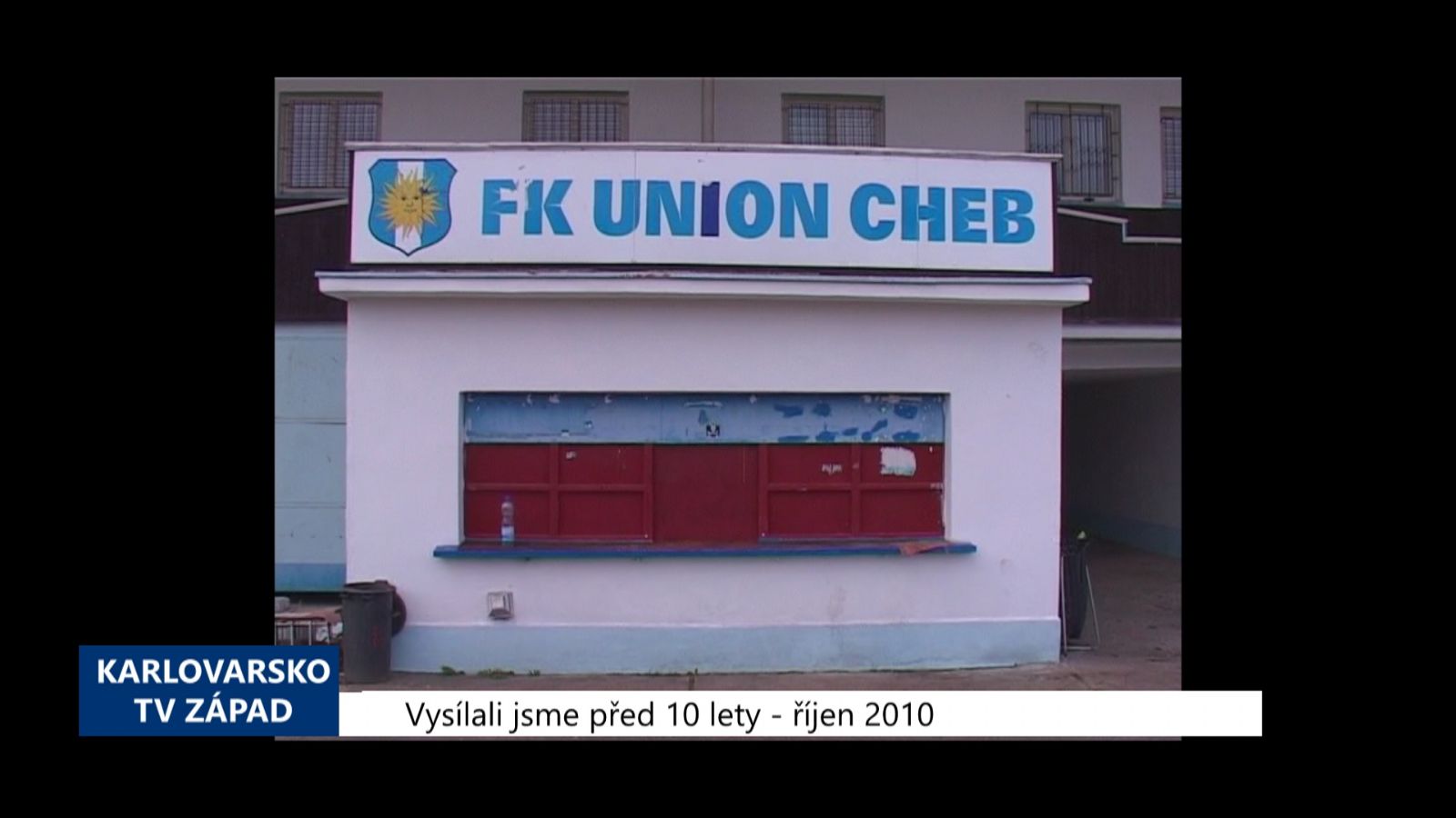 2010 – Cheb: Město chce převzít sportovní areál Lokomotivy (4196) (TV Západ)