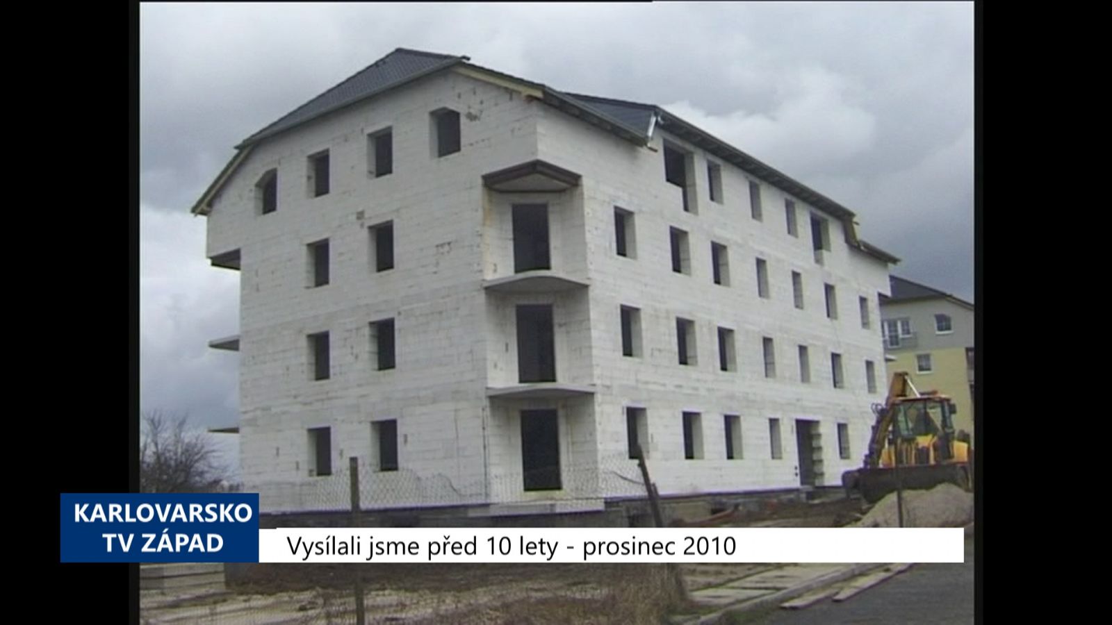 2010 – Sokolov: Dotace na dokončenou bytovou jednotku končí (4252) (TV Západ)