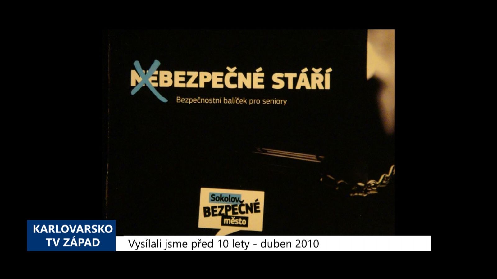 2010 – Sokolov: Senioři dostanou zdarma bezpečnostní balíček (4005) (TV Západ)