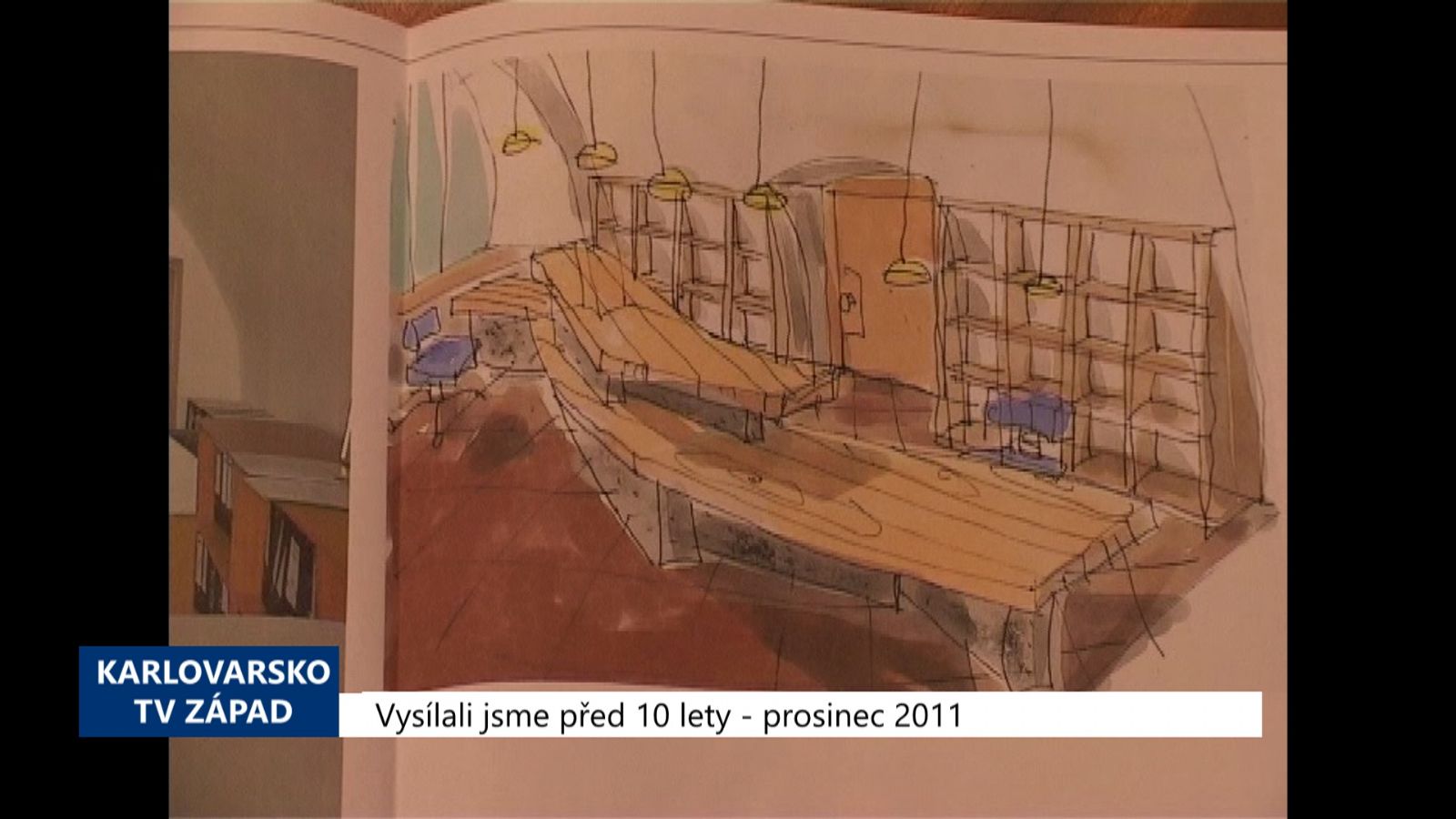 2011 – Cheb: Rekonstrukce recepce odhalí staré fresky (4542) (TV Západ)